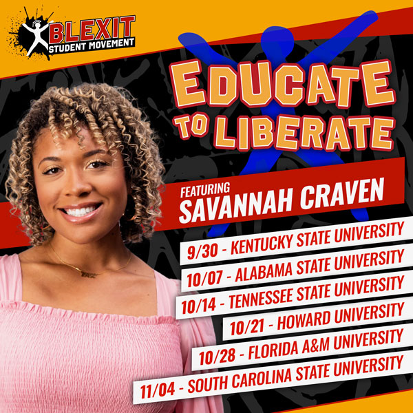 Educate to Liberate feat Savannah Craven